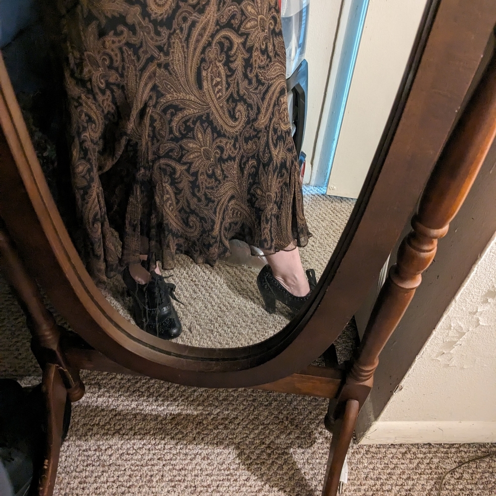 Lauren by Ralph Lauren Green Label Ladies Petite Silk Skirt - Picture 6 of 7